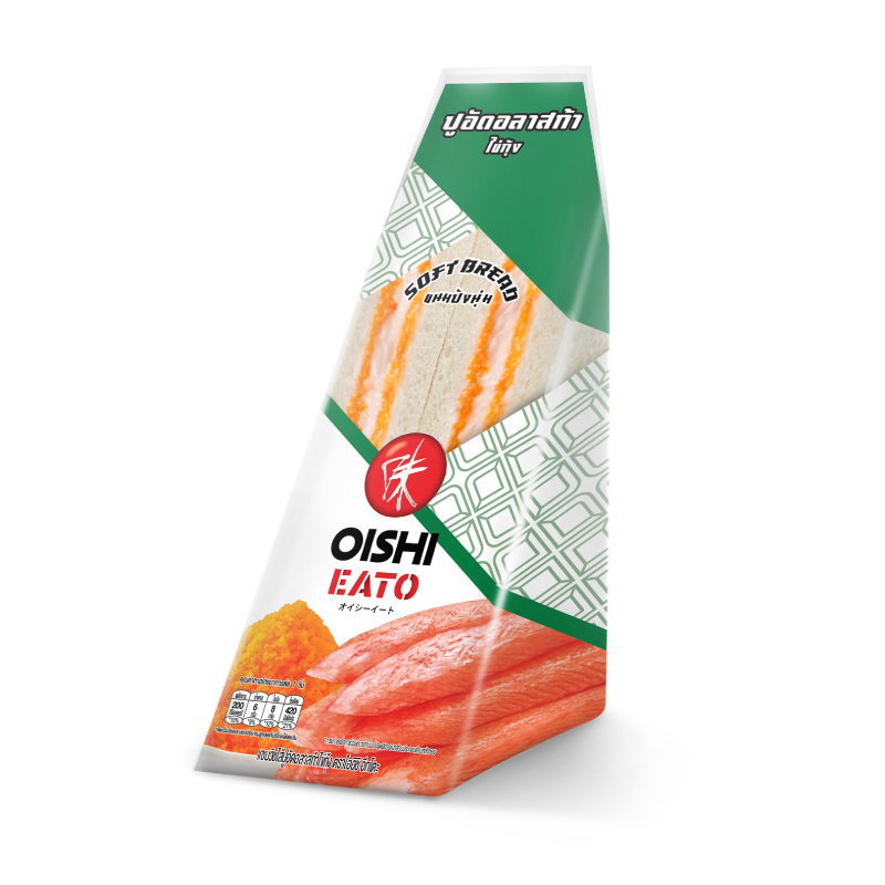 OISHI EATO ALASKA CRABSTICK & EBIKO SANDWICH